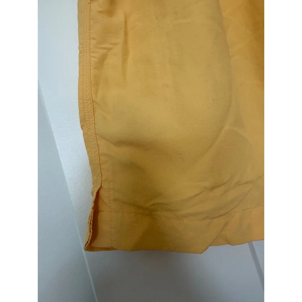 Tommy Bahama Relax Paradise Nation Swim Trunks Yellow Embroidered Marlin Mens